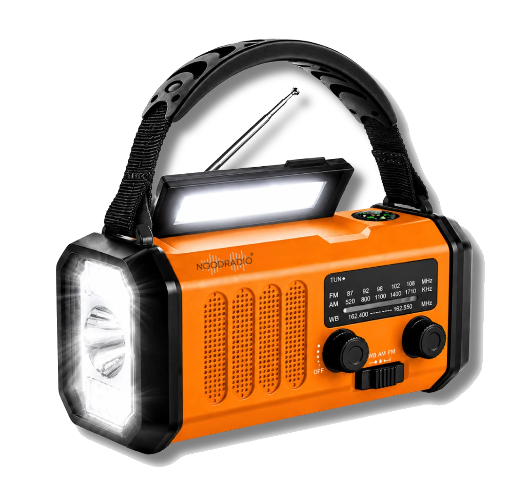 Noodradio's — greep uit het assortiment