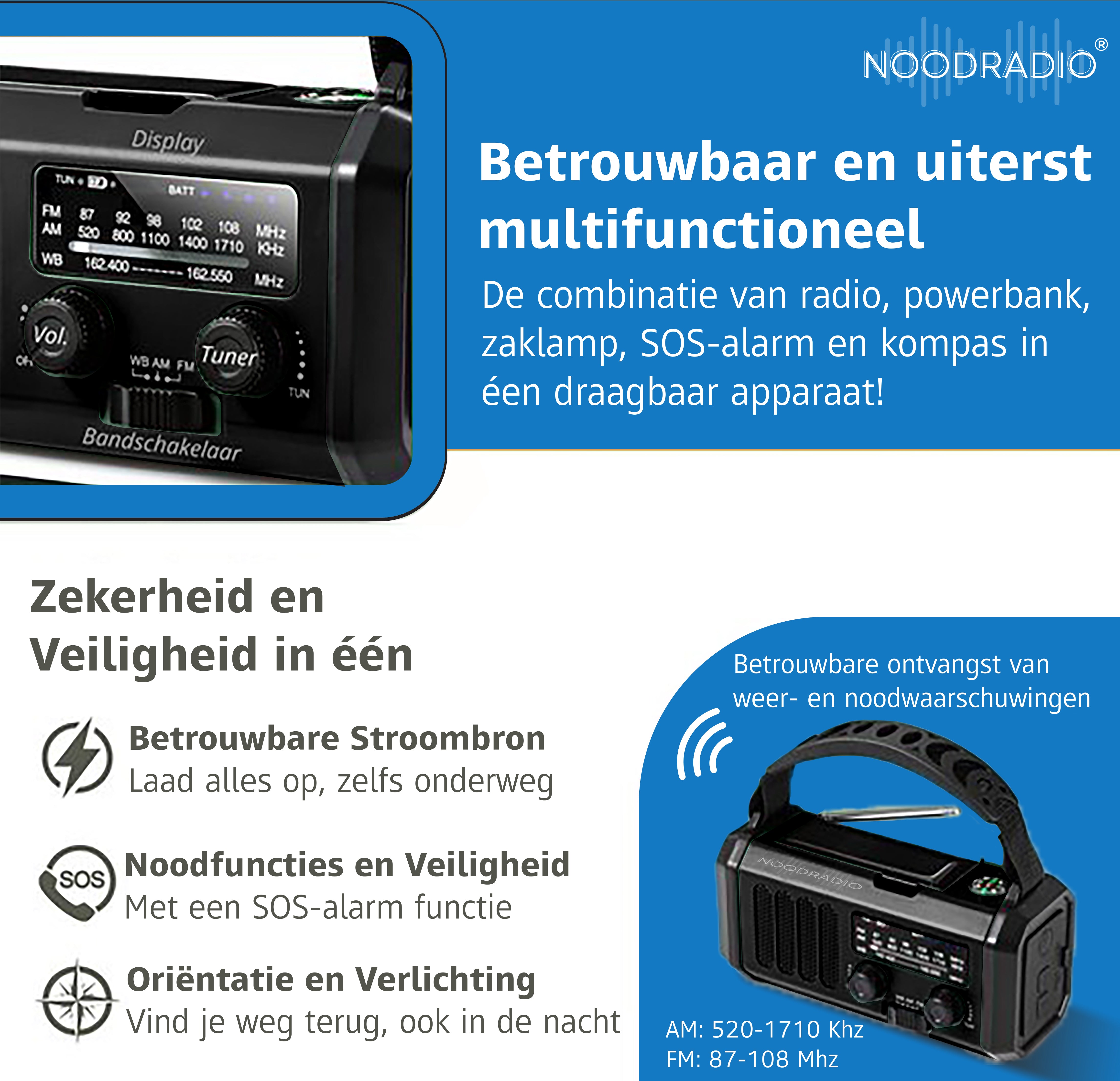 NOODRADIO® Model 2025 XL POWERBANK