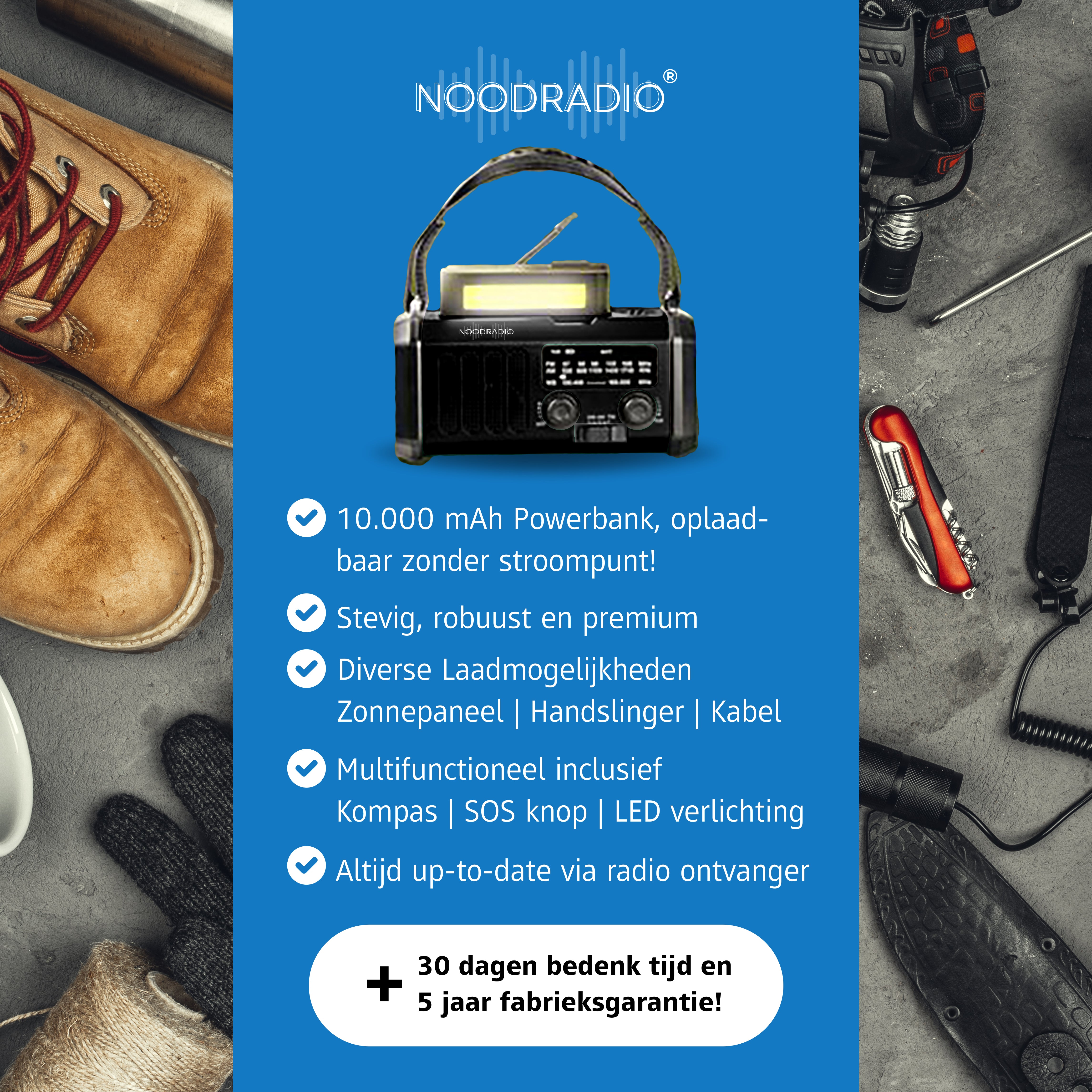 NOODRADIO® Model 2025 XL POWERBANK